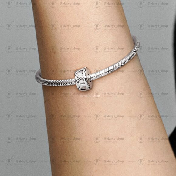 Pandora Band of Hearts Clip Charm - Picture 5 of 6